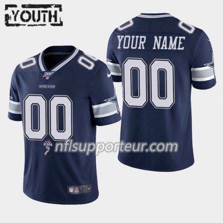 Maillot Enfant Dallas Cowboys Personnalisé Nike Navy Bleu 100th